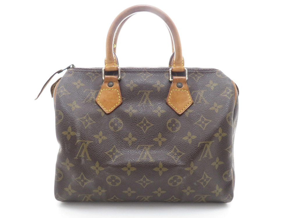 Louis Vuitton Speedy Monogram Handbag Brown